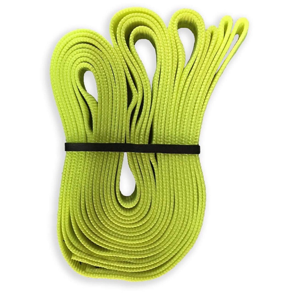 Rescue Sling with 8" End Loops - Lime Yellow