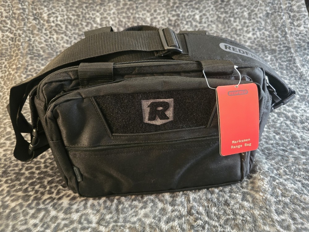 Redfield Marksman Range Bag Black Handle And Shoulder Strap New