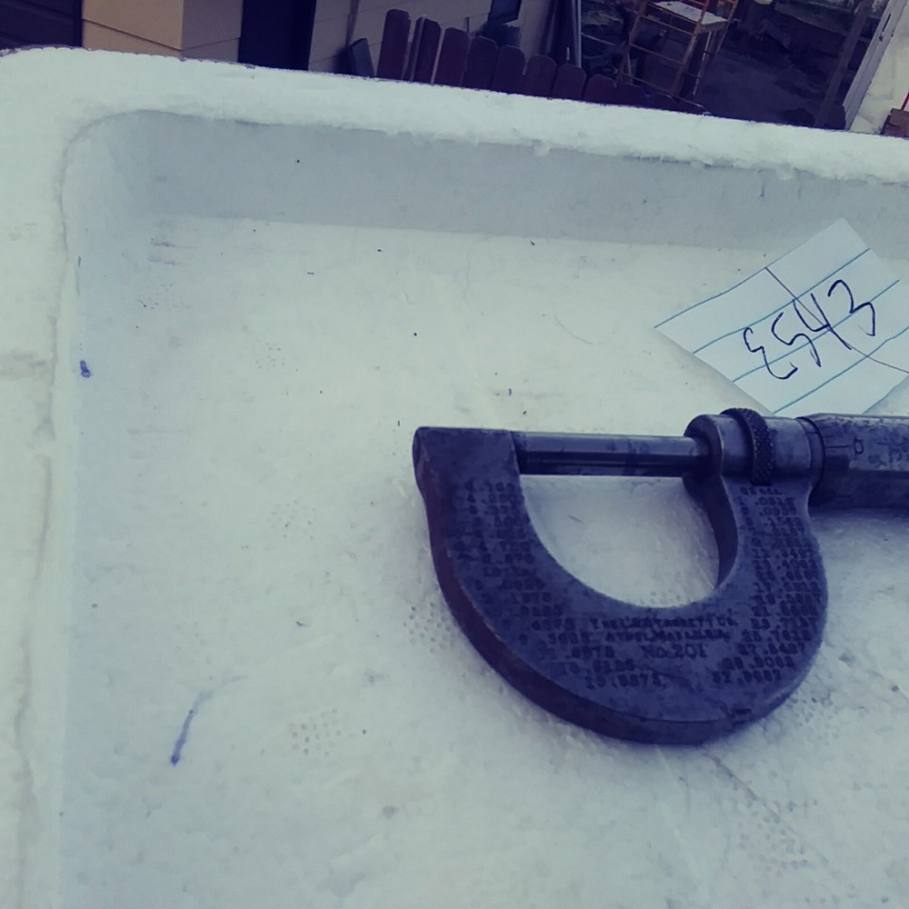 LS STARRETT precision micrometer 1 inch antique original