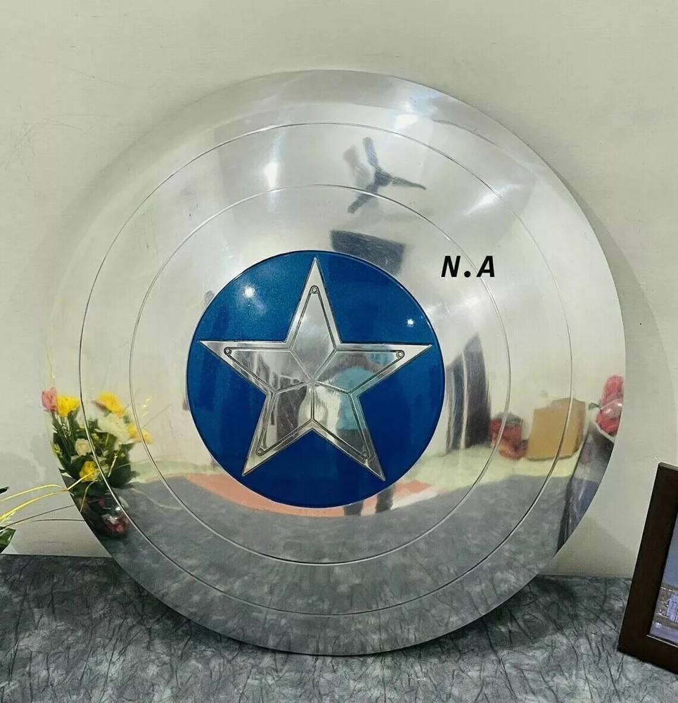 Marvel Captain America Shield Cinematic Replica Shield Warrior Handmade décor