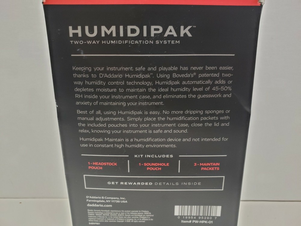 Planet Waves Auto Humidity Control System Guitar Humidifier