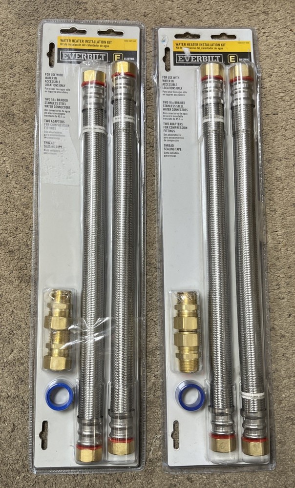 Everbilt Electric Water Heater Installation Kit (2PK)