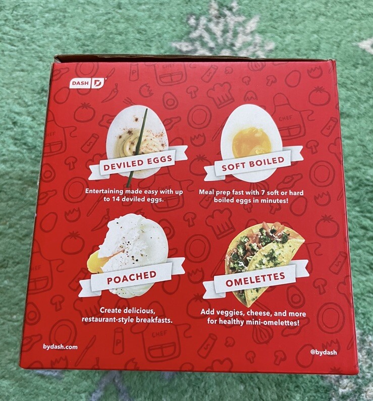 Dash 3-in-1 Everyday 7-Egg Cooker with Omelet Maker and Poaching