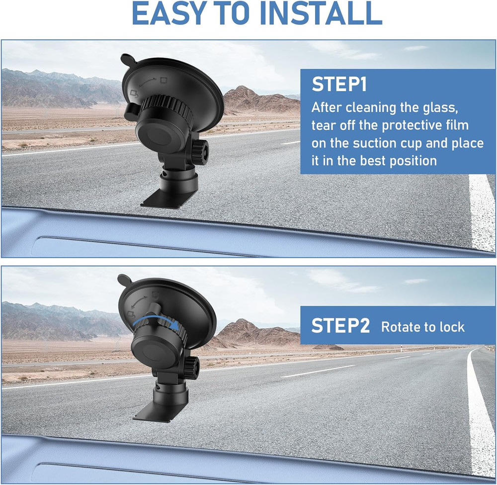 Radar Detector Windshield Mount for Escort MAX/MAX2/MAX360 (2015-2019) Suction C