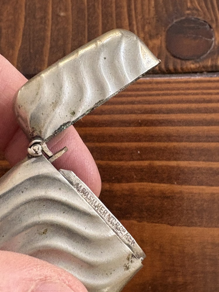 .800 Silver Antique Match Safe