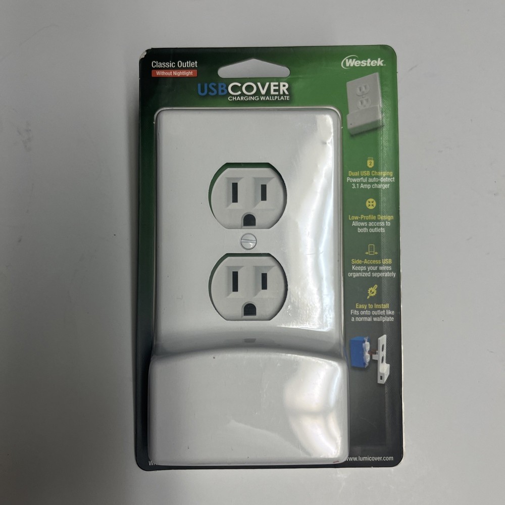 westek usb cover charging wall plate