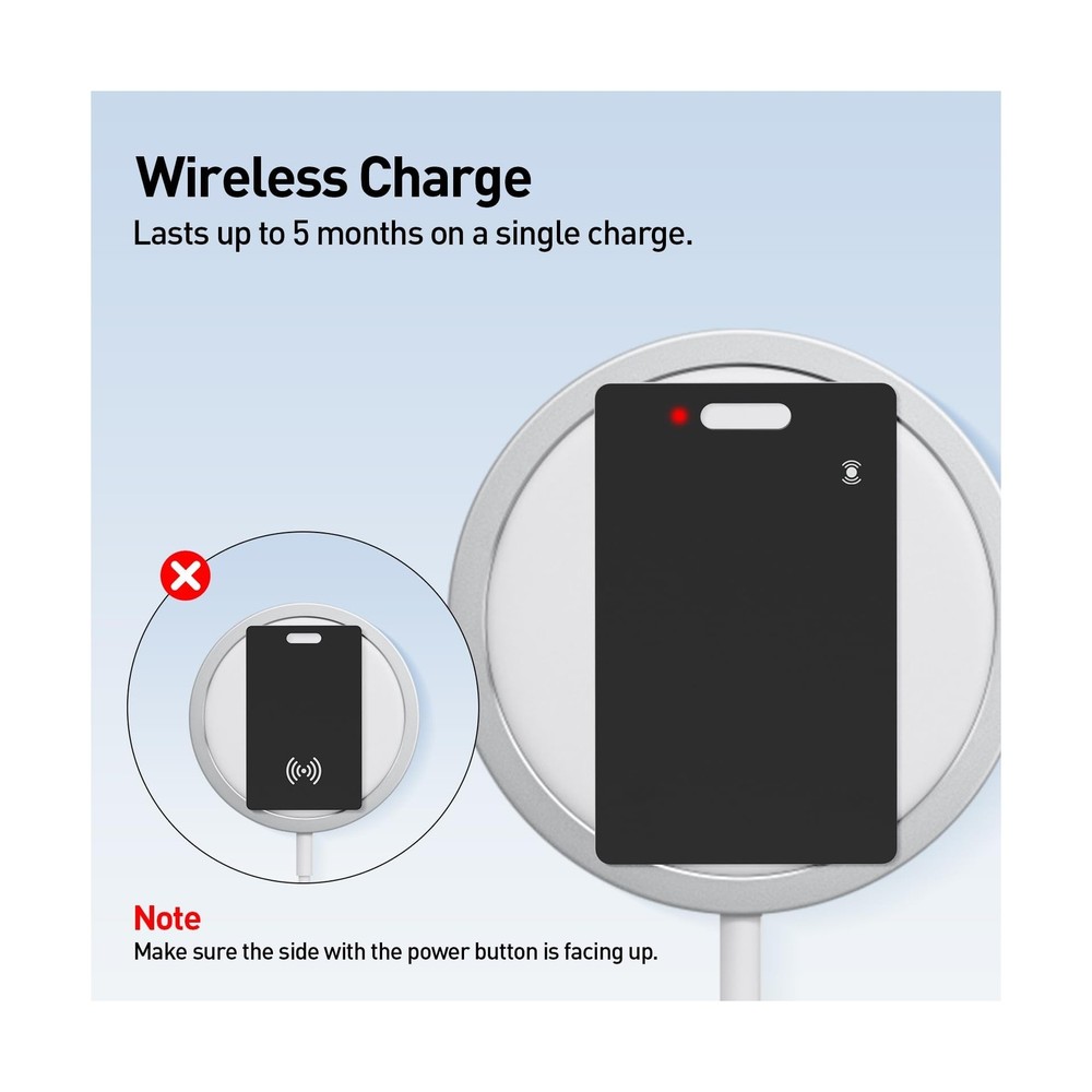 Android Wallet Tracker Card Rechargeable Air Tags-2 Pack, Works... FAST USA SHIP