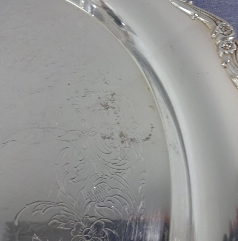 SILVERPLATE COFFEE SERVICE, WILCOX AMERICAN ROSE