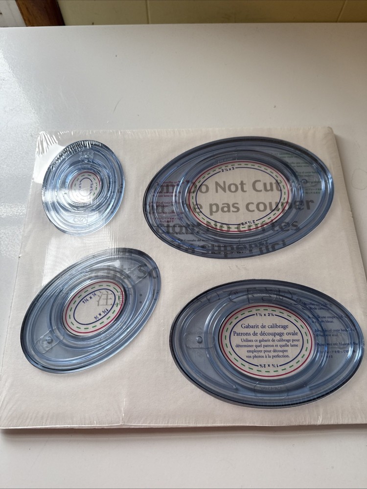 CREATIVE MEMORIES  OVAL PATTERNS CUSTOM CUTTING SYSTEM MAKES NEW