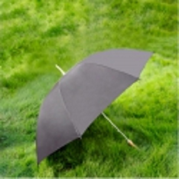 60" Solid Black Golf Windproof Umbrella New