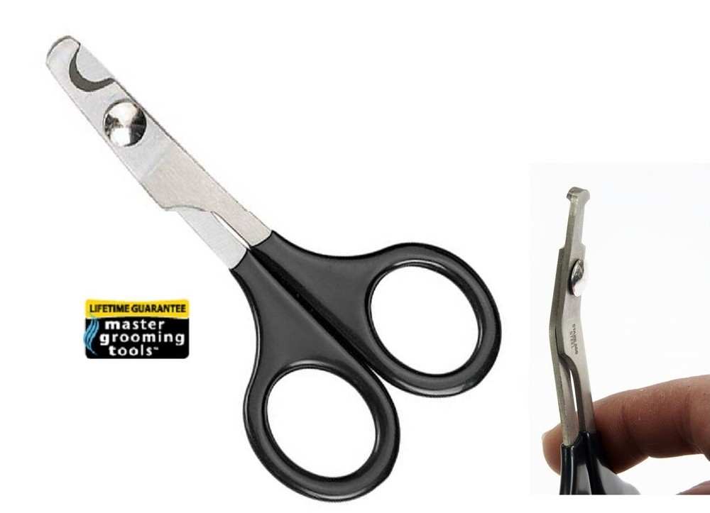 Master Grooming Tools Pet MEDIUM ANGLED NAIL SCISSOR TRIMMER Cat Bird Clipper