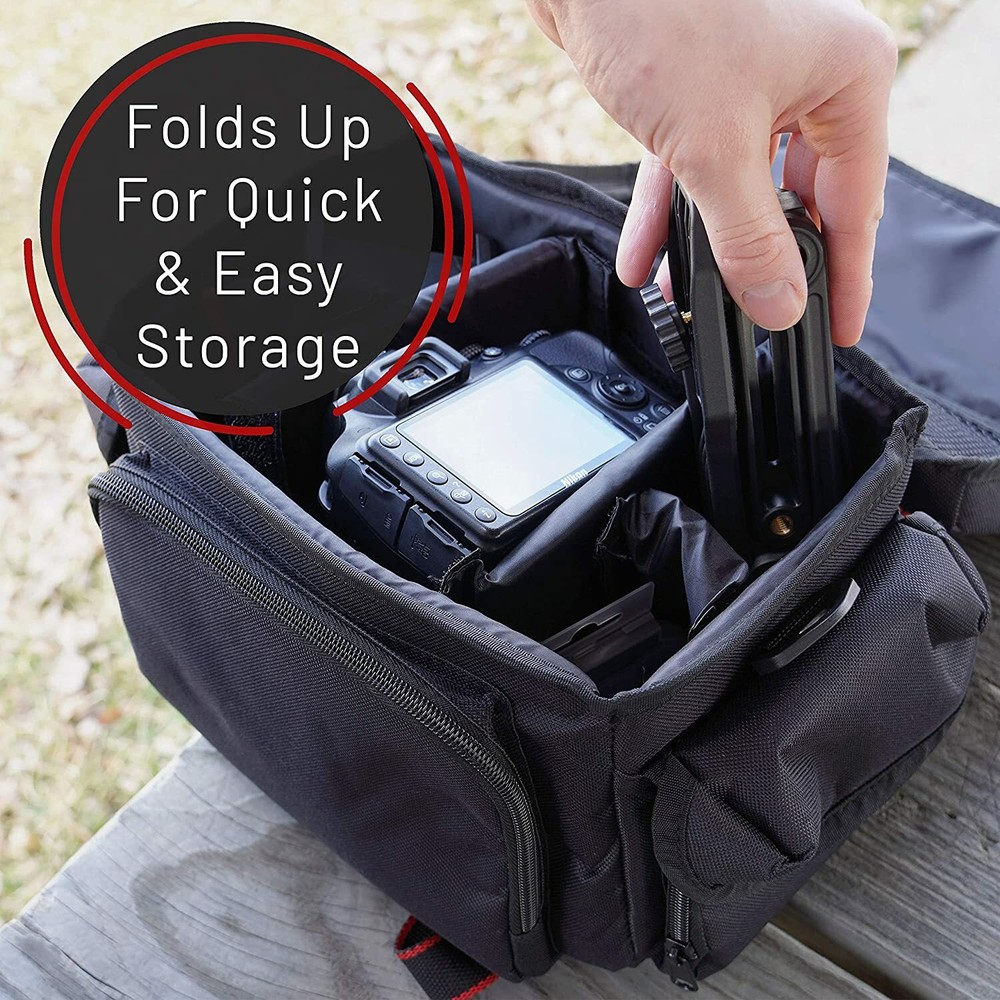 Handheld Camera Stabilizer Grip - Universal U-Shaped Handle Works with DSLR, Mir