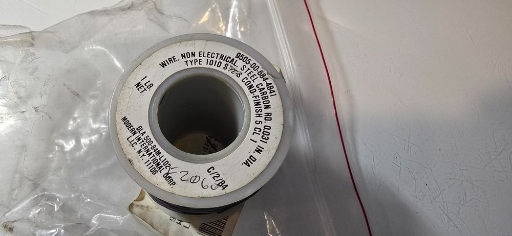 (1 LB) MODERN INTERNATIONAL NONELECTRICAL WIRE MS20995F32 9505-00-684-4841