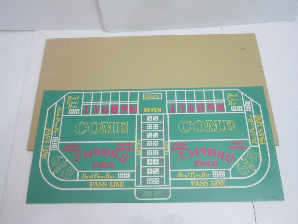 VTG Waco Auto-Shooter Craps Table Automatic Dice Roller Complete WORKING - VIDEO