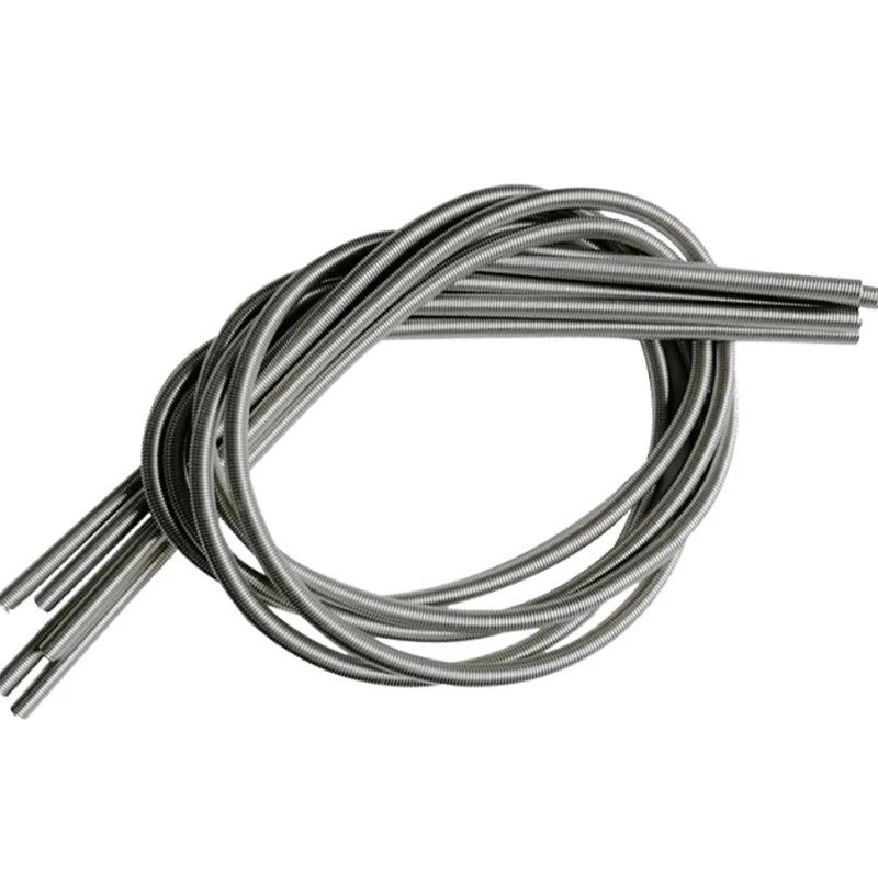 2pcs Furnace Heating Element Coil 220V Flexible Spring Tube FeCrAl 300-1000W Set