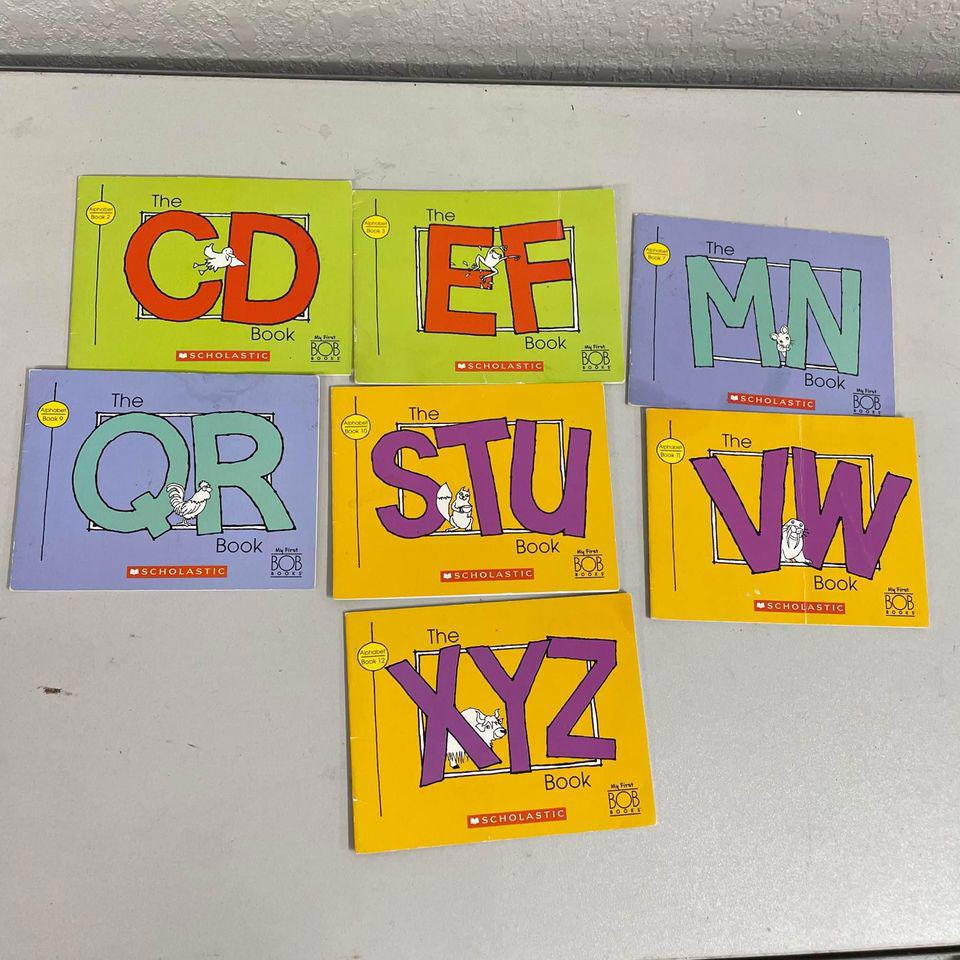 My First BOB Books Pre-Reader Collection Alphabet Scholastic 7pc Partial Set HN