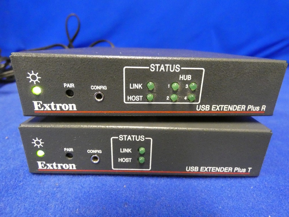 Extron USB Extender Plus R, Extron USB Extender Plus T, 2 Extron Power Supplies