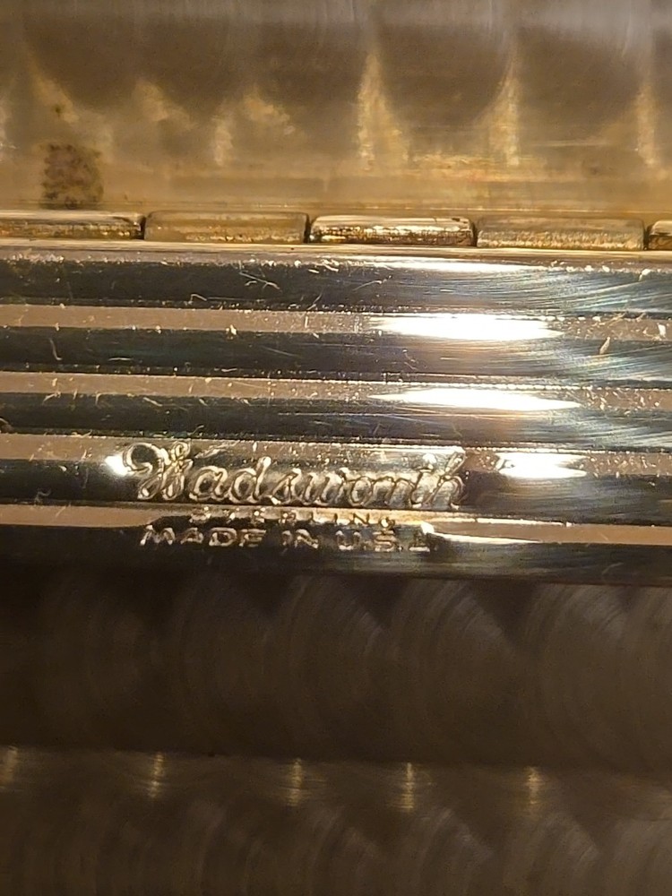 Georg Jensen Sterling Silver Lipstick, Comb, Atomizer, File, Cigarette Case Set
