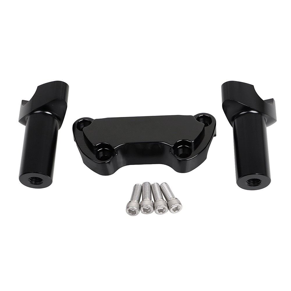 3.5" Straight Handlebar Riser Top Clamp For Harley Dyna Night Train Super Glide