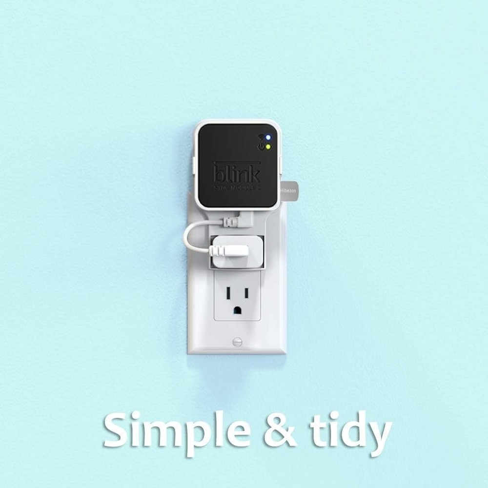 256GB USB Flash Drive and Outlet Mount for Blink Sync Module 2, Save Space an...