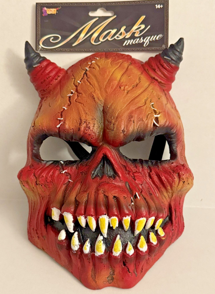 Forum Novelties Half Mask Halloween Scary "Devil"