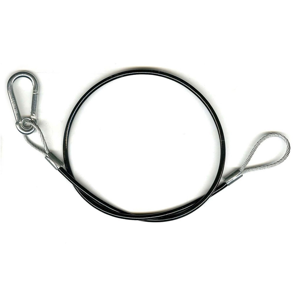 Safety Cable 30" PVC Coated Cable, Black