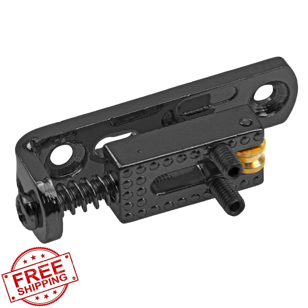 Yootones Guitar Bridge Single Roller Saddle 3 Pcs Black