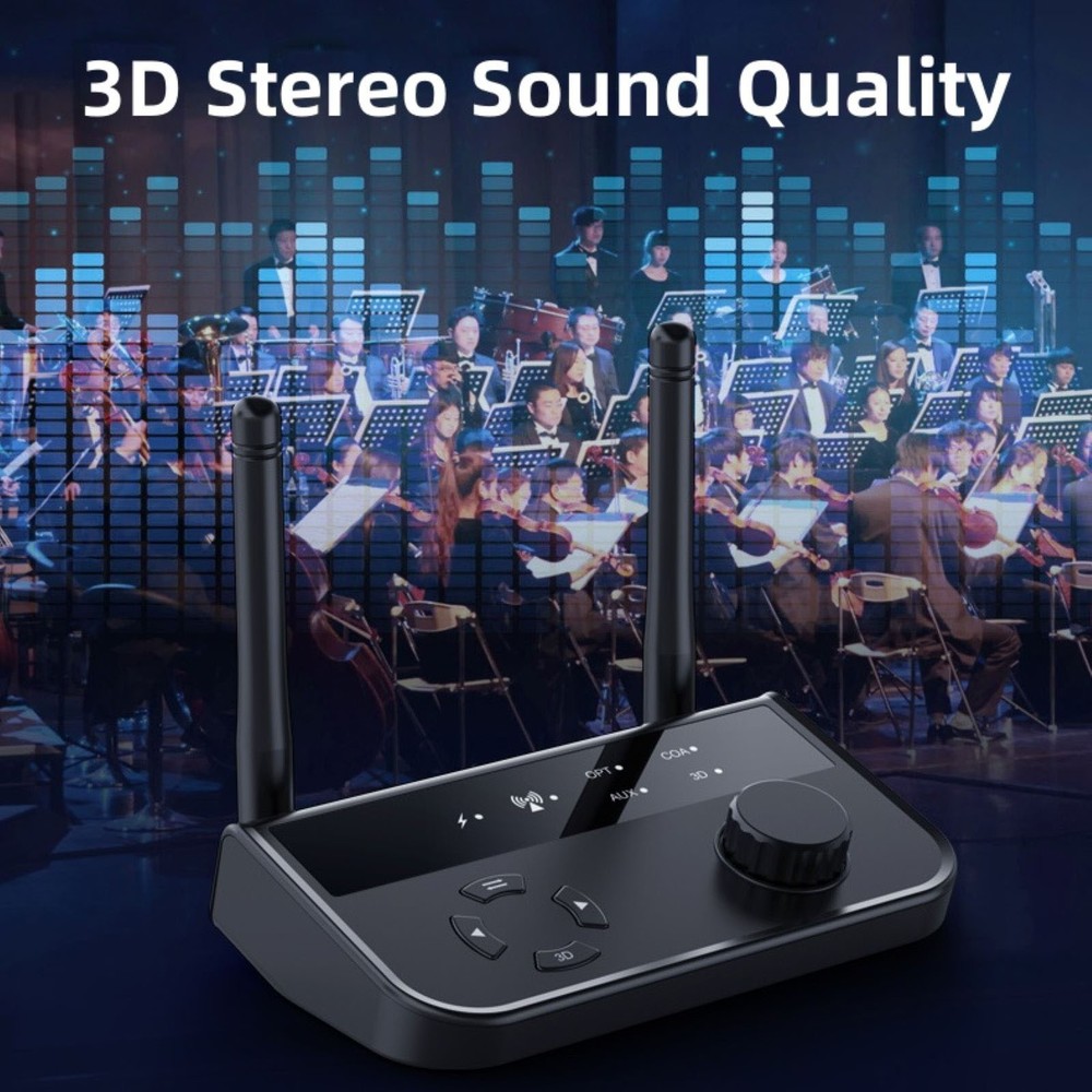 Bluetooth 5.3 Receiver for steady, high intensity connections Audio Adapter