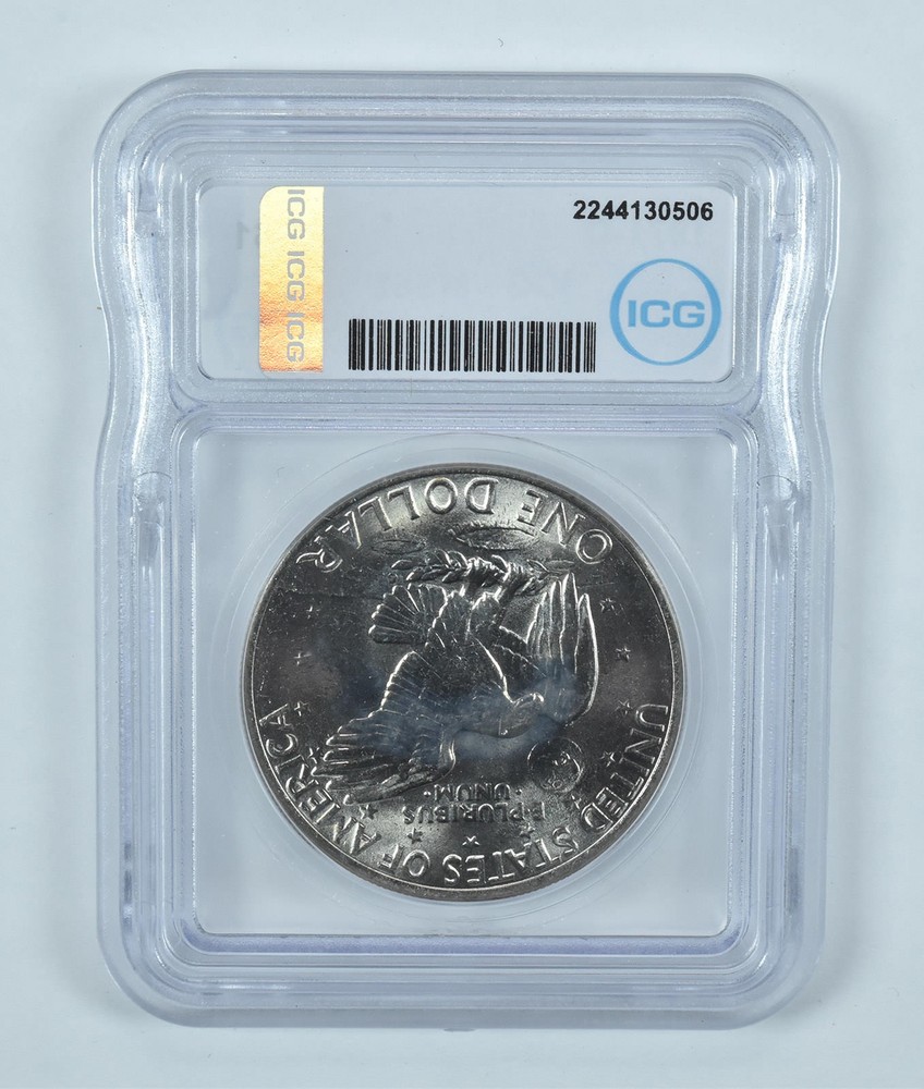 1971-D Eisenhower $1 MS65 ICG