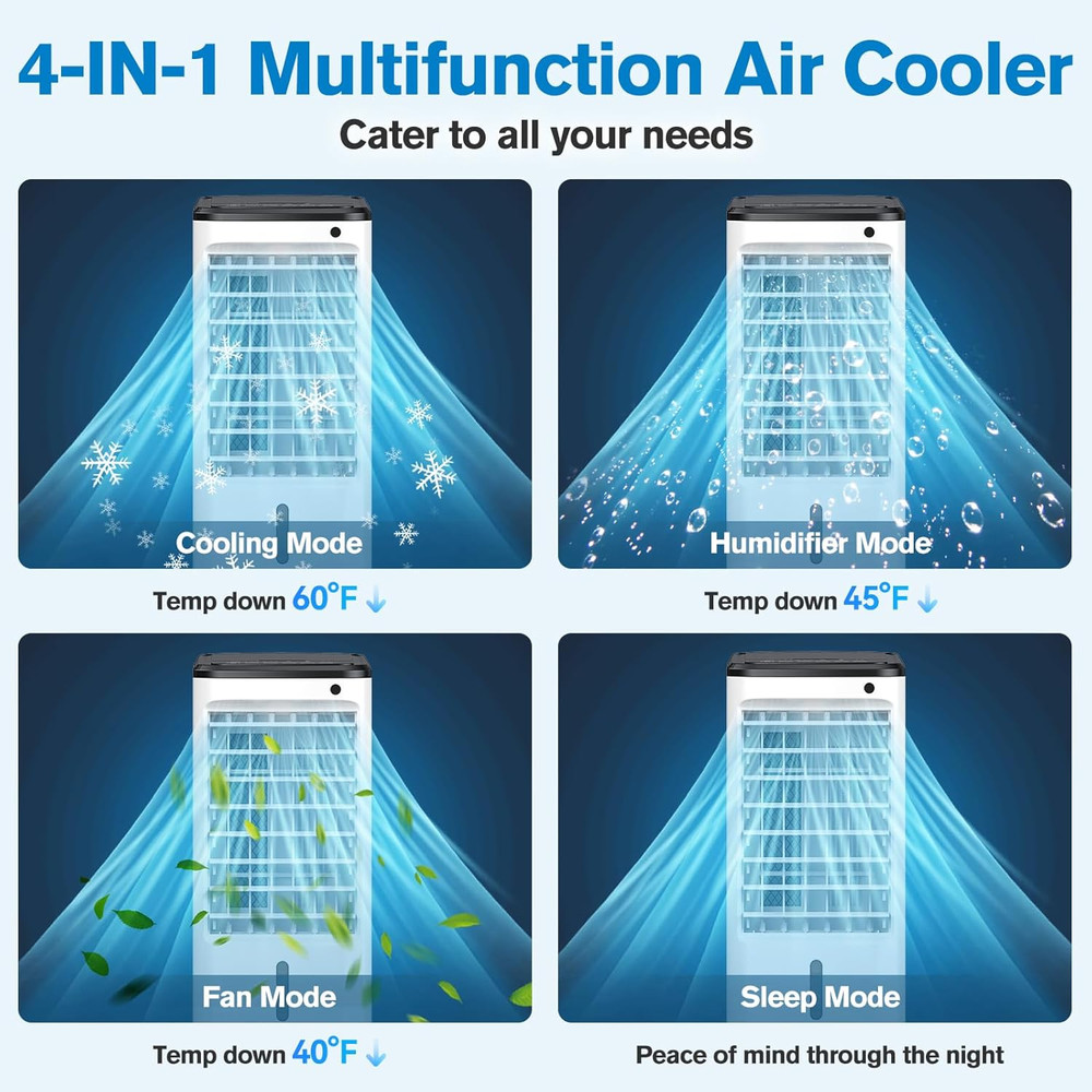 Windowless Portable Air Conditioners with Remote, Ventless Ac Unit Ductless Air