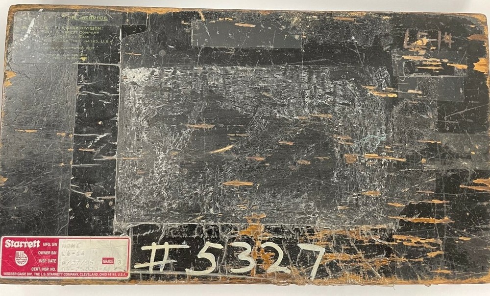 Starrett 81 Piece Rectangular Gage Block Set, Grade 3 (Missing 7 Blocks) AS-IS