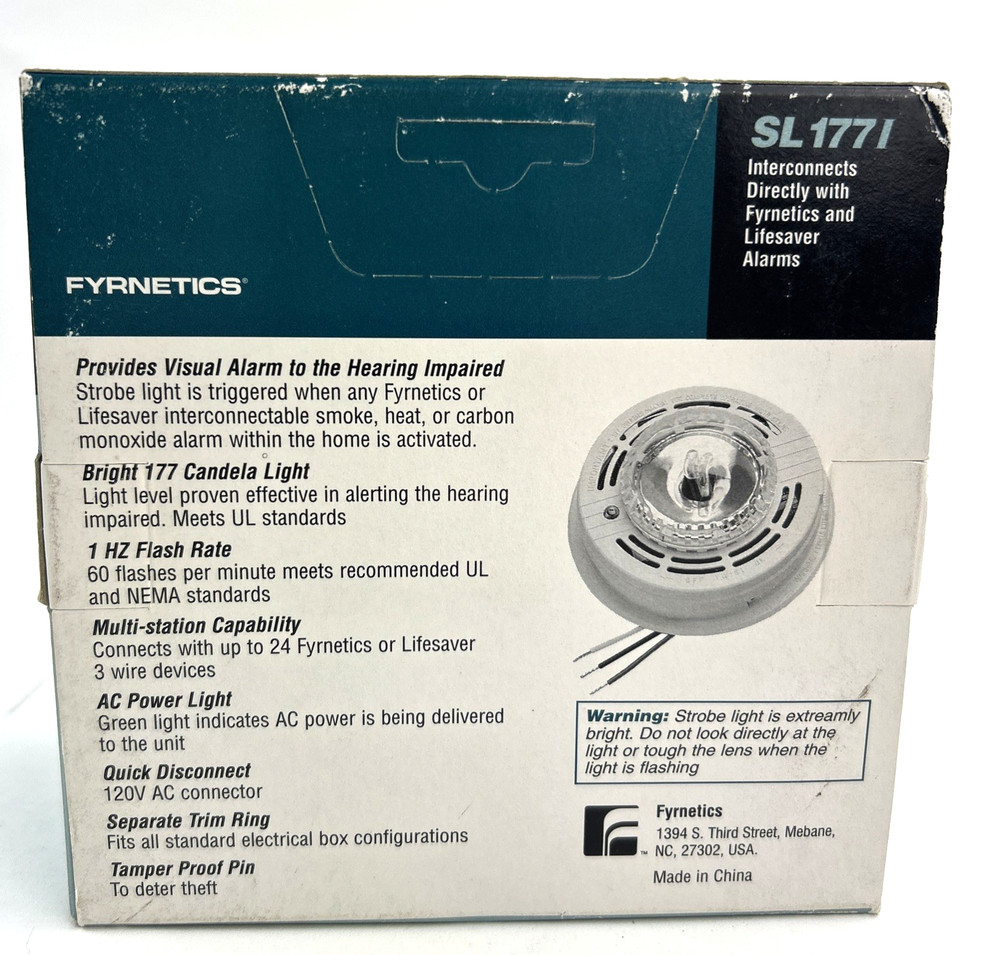 Fyrnetics Remote Visual Signaling Device SL 1771 Open Box