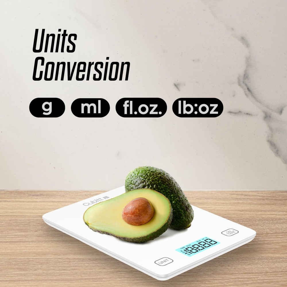 CUBITT Smart Kitchen Scale, Bluetooth Food Scale with Nutritional Calculator ...