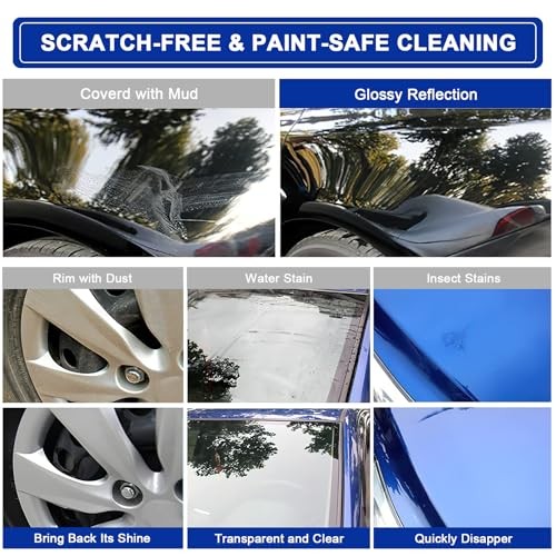 Clay Towel Auto Detailing 1 Pack, Fine Grade Microfiber Chamois 4 Pack Red