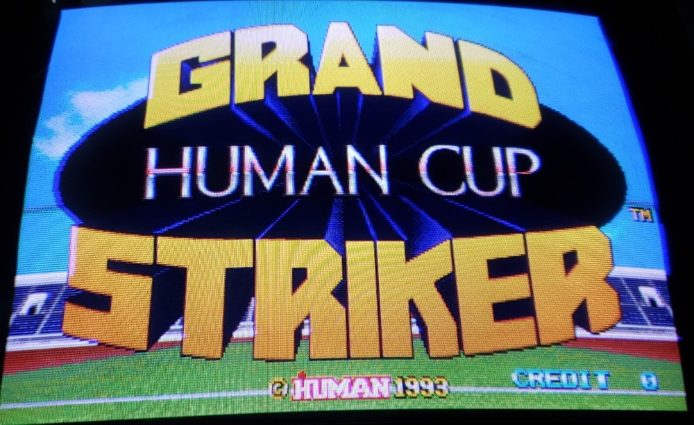 Grand Striker Human Cup Arcade Video Game PCB Human 1993