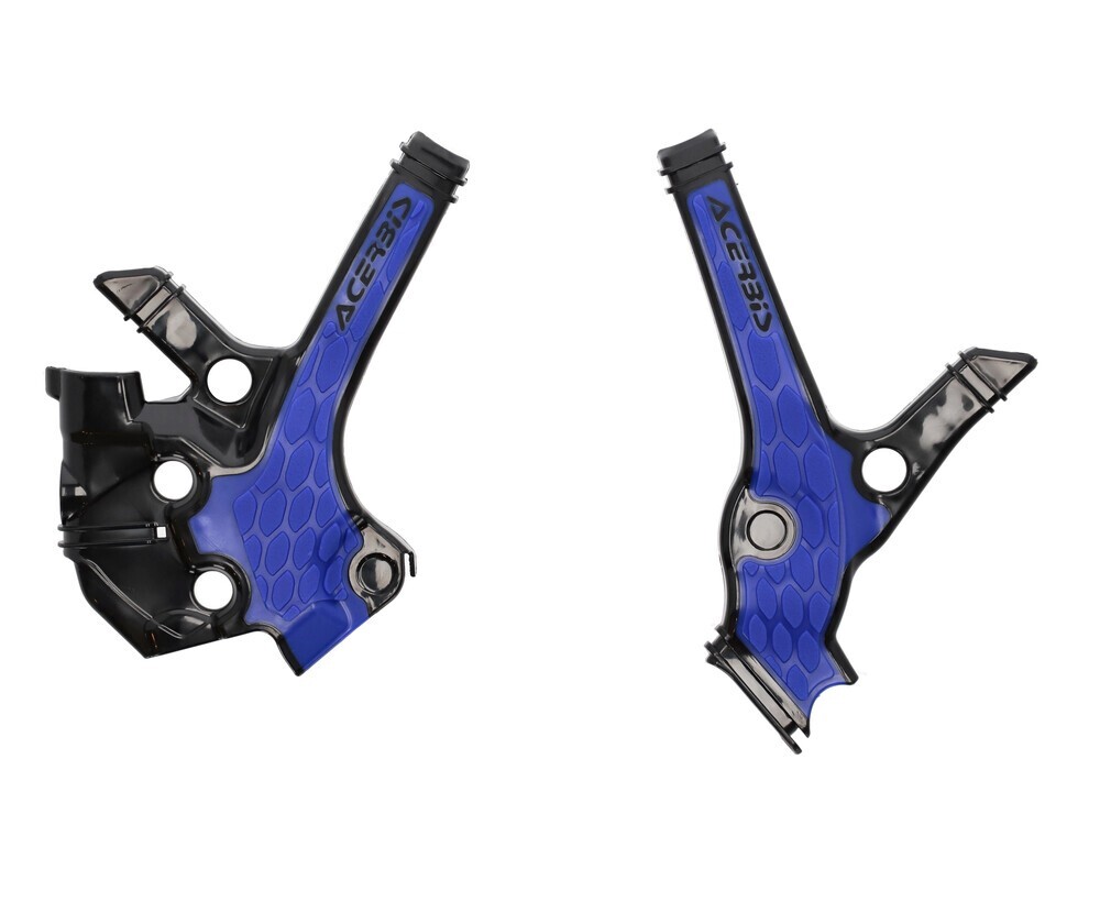 Acerbis - 2976221004 - X-Grip Frame Guard, Black/Blue