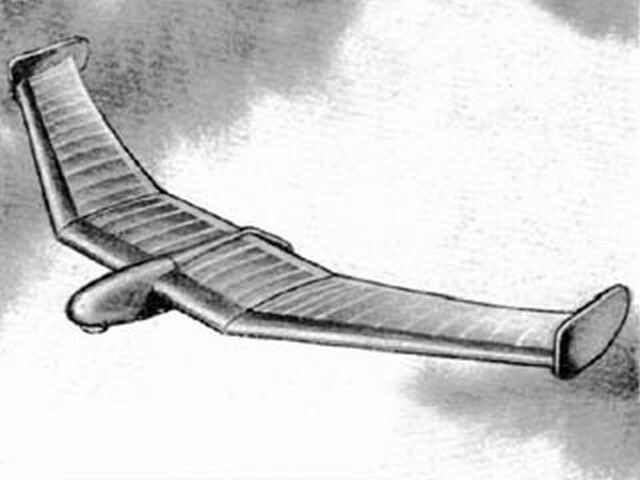Alpheratz FF Sailplane 84" Wing R/C Model Airplane Printed Plans &Templates