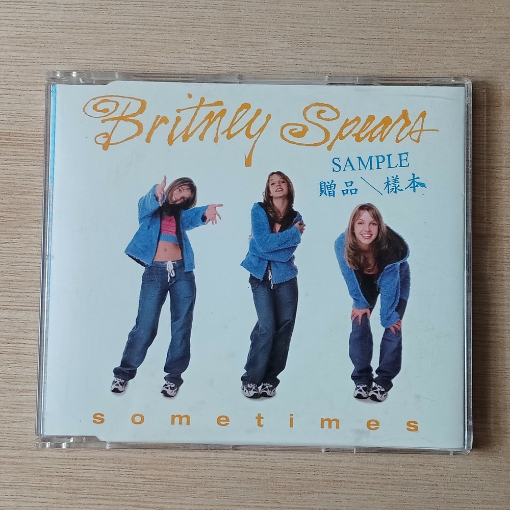 BRITNEY SPEARS sometimes - Rare Malaysia Single CD SAMPLE promo used