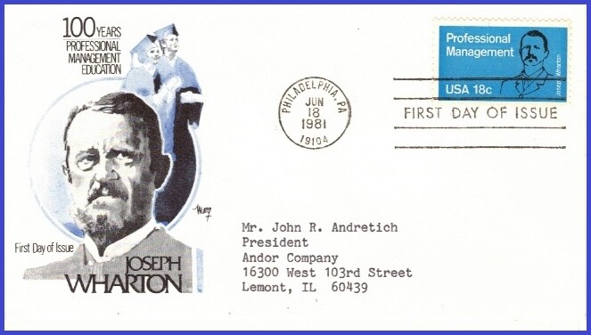 USA3 #1920 ADDR MARG FDC   Professional Management