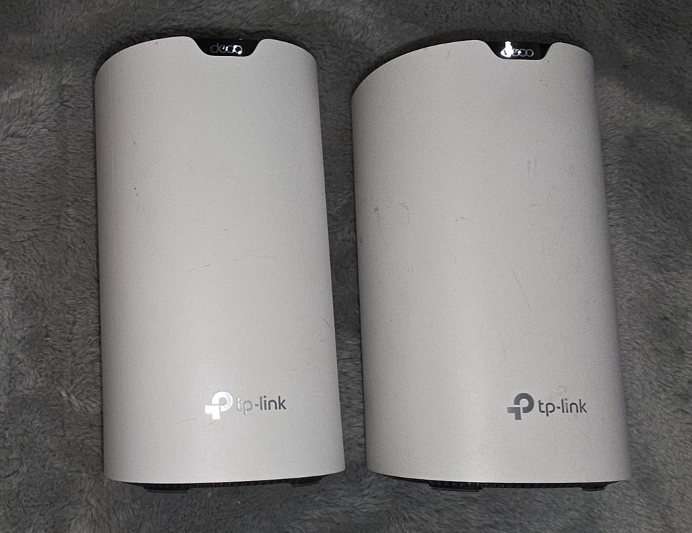 TP-Link Deco S4R AC1200 Mesh WiFi System 2 Pack w/ Cables Tested