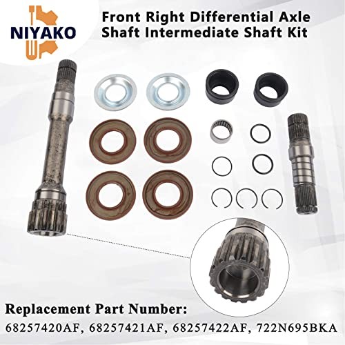 Front Right Intermediate Shaft Inner Shaft Kit Replacement# 68257420AF