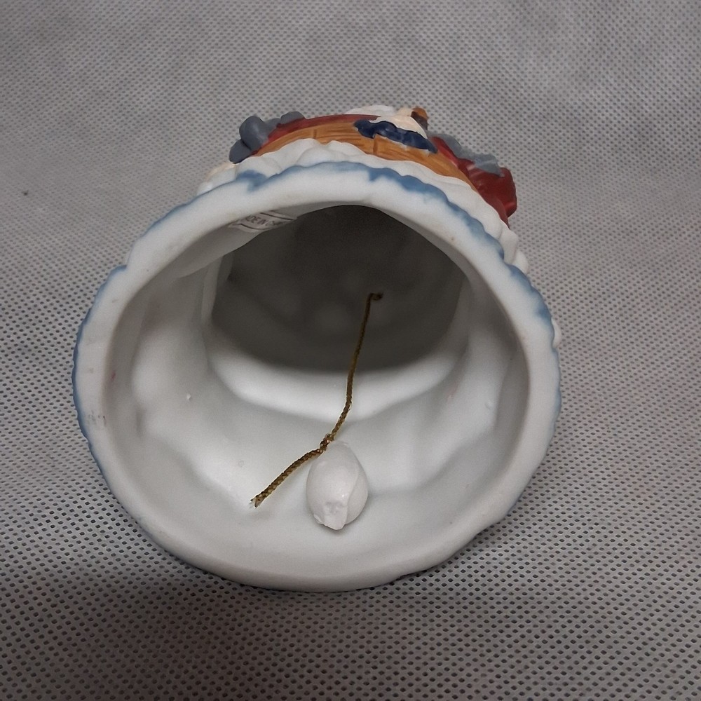 Noah's Ark Ceramic Dinnter Bell 5 3/4" Tall
