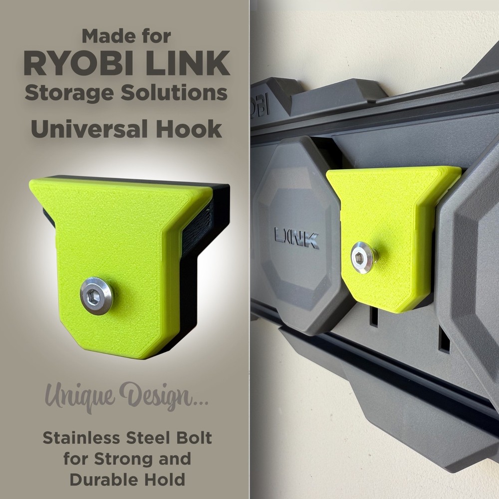 Universal Hook for RYOBI LINK Modular Storage System, Set of 2