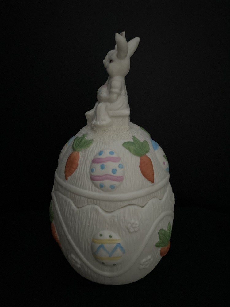 Bunny Egg Covered Candy Box By World Bazaar Jade Collection