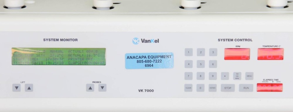 Varian Vankel VK 7000 Dissolution System w/ VK 750D & Waters WTM + More (6964)
