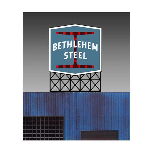 Miller Engineering 5282 N Scale Bethlehem Steel Billboard