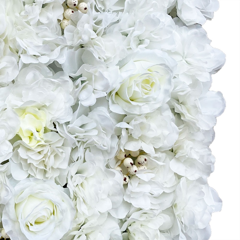12x Artificial Flower Wall Panel Wedding Event Party Backdrop Flower Wall Panel