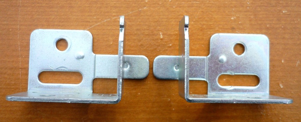 (1 PAIR) Kirsch Original Medallion Center Support Brackets for 1" Mini Blinds