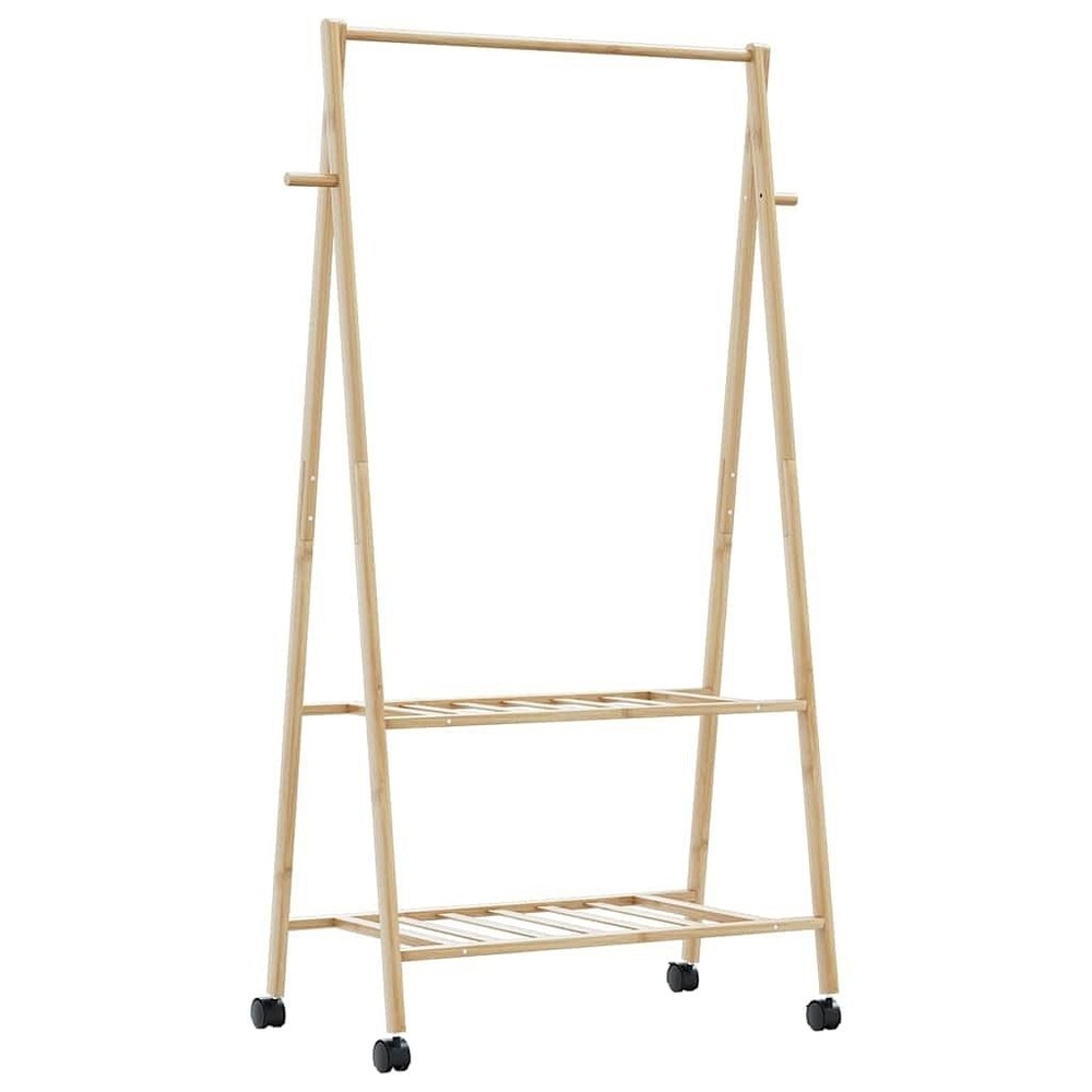 Clothes Rack Natural Bamboo Bamboo Medium Bamboo Clothes Rack