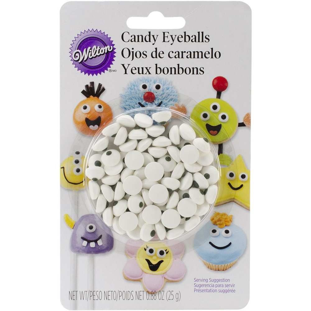 Wilton Small Candy Eyeballs, 0.43-Inch Diameter (10-Pack)